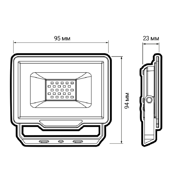 Прожектор светодиодный JazzWay PFL-C3 (5023529)