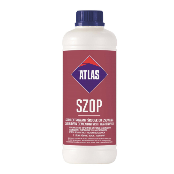 Средство для очистки инструмента и сантехники от строительных смесей ATLAS SZOP 1 кг