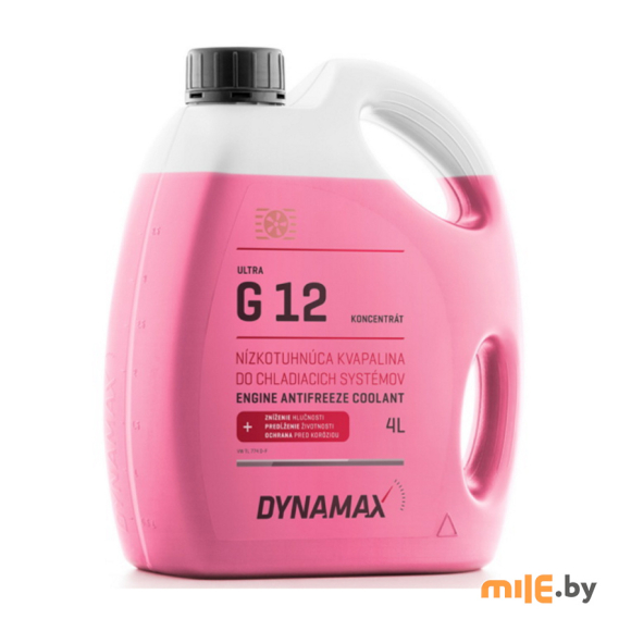 Антифриз Dynamax Ultra G12 красный (924) 4 л