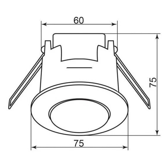 Датчик движения и освещенности Feron Sen86 (22061) 360°