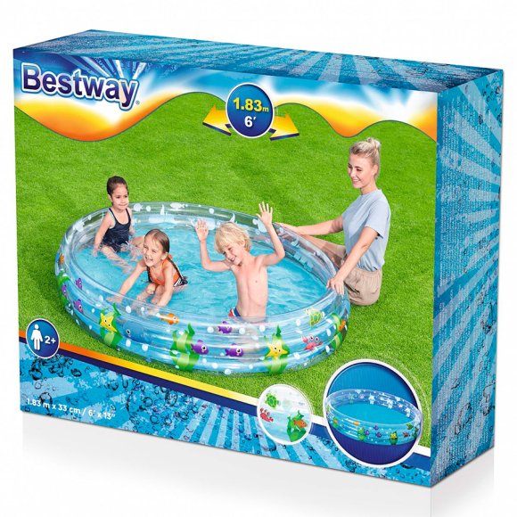 Детский бассейн Bestway надувной (51005) 183x33 см