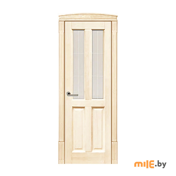 Дверное полотно ПМЦ M15-О (массив/натуральный) под остекление 2000x700