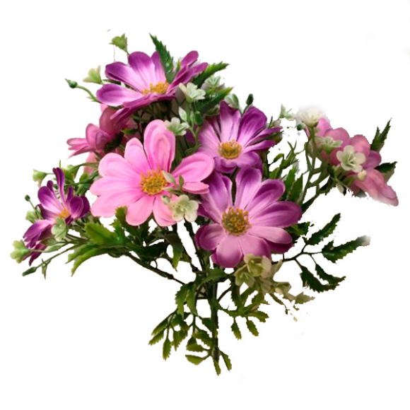 Искусственный цветок AF2669-LPN (цвет: зелёный,светло-розовый)