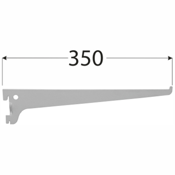 Кронштейн одинарный 350мм серый WSS350s 547301
