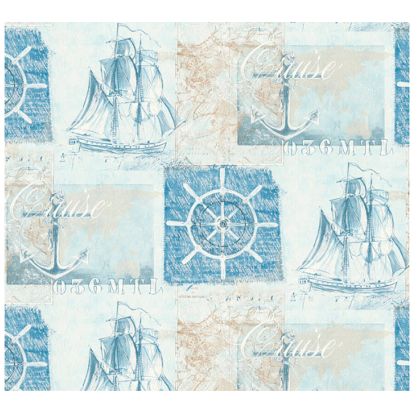 Обои виниловые на флизелиновой основе A.S.Creation Seaworld (32442-5) 1,0x10 м