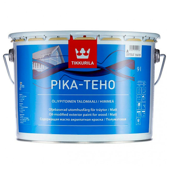 Краска Tikkurila PIKA-TEHO С матовая 0,9 л прозрачный