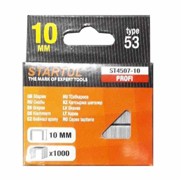 Скобы закален 10мм тип 53 1000шт Startul ST4507-10