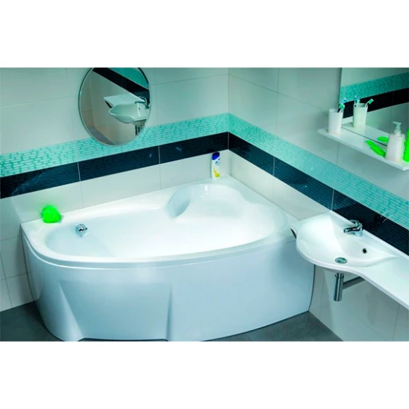 Акриловая ванна VentoSpa Nika левая 160х105 см
