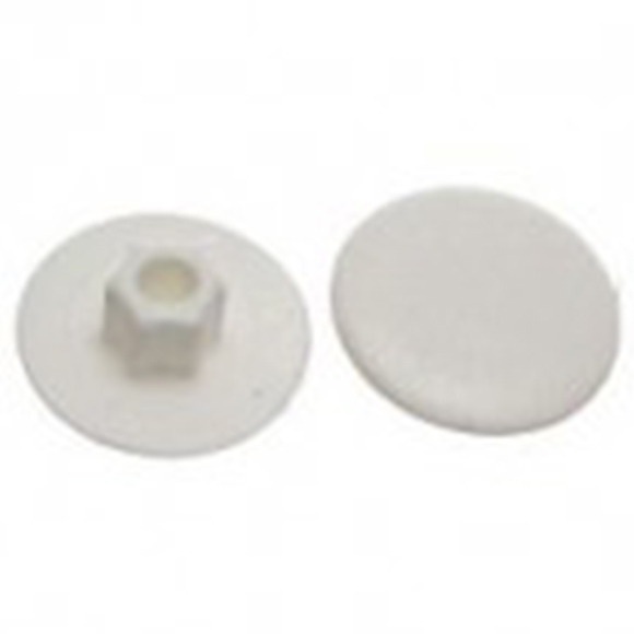 Заглушка для конфирмата декоративная белая (50 шт в зип-локе) STARFIX SMZ1-94527-50