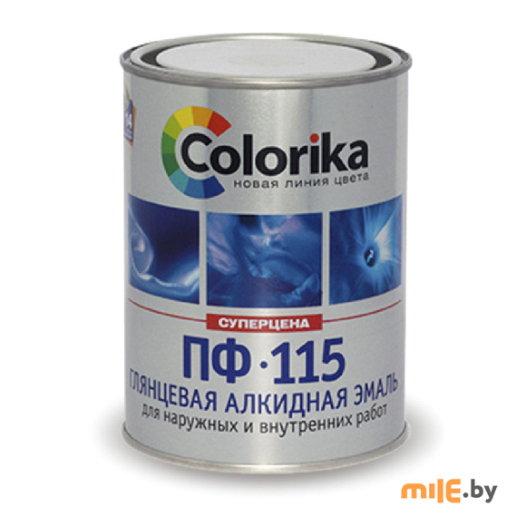 Эмаль ПФ-115 Colorika черная 2,7 кг