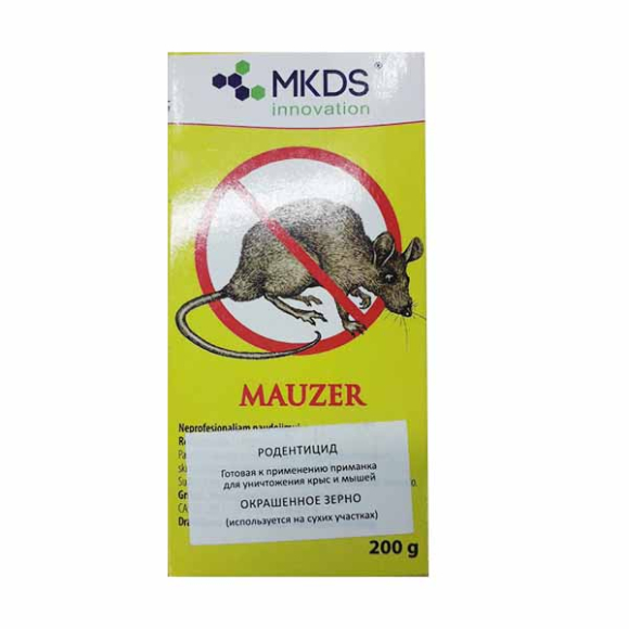 Родентицид MKDS innovation Mauzer 200 г