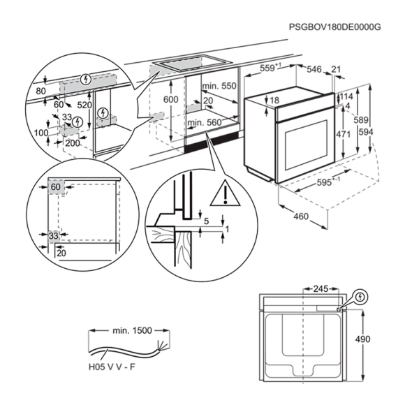 Духовой шкаф Electrolux OKE5H71X