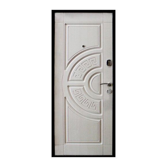 Входная металлическая дверь МагнаБел-03 Беленый Дуб 2050х960 (правая)