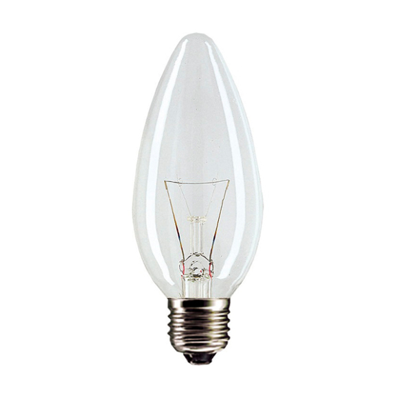 Лампа накаливания Philips B35 60 Вт clear