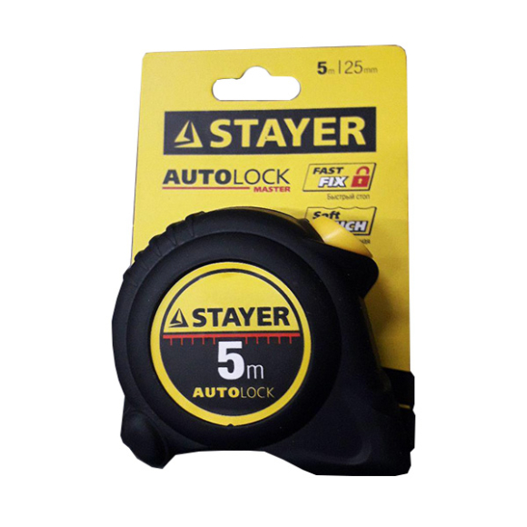 Рулетка Stayer Master AutoLock (2-34126-05-19-z01) (5 м)