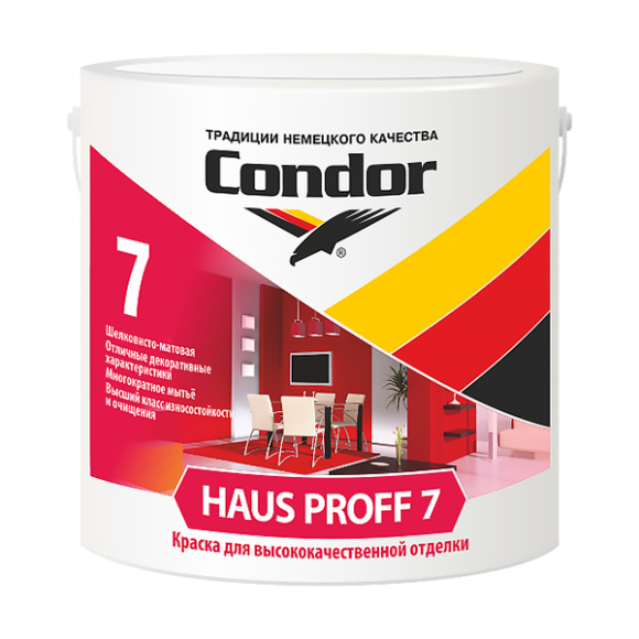 Краска ВД Haus Proff 7 (Хаус профессиональная 7) 1,1 кг