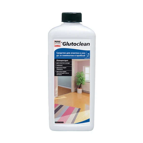 Средство для очистки и ухода за ламинатом и пробкой PUFAS Glutoclean 1 л