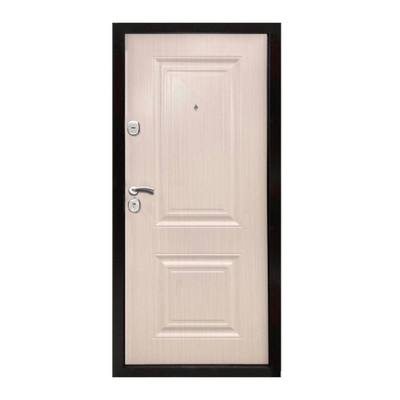 Входная металлическая дверь Магна Классика Ясень Белый 2050х860 (левая)