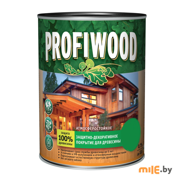 Защитно-декоративное покрытие для древесины  Profiwood 0,75 л/0,7 кг (сосна)