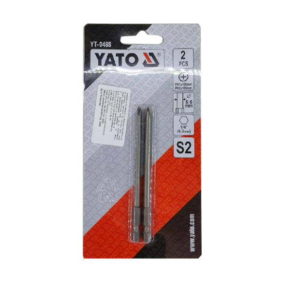 Набор бит Yato YT-0488 (100 2 шт.)
