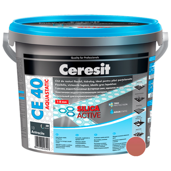 Фуга Ceresit CE 40 Aquastatic 5 кг (какао)