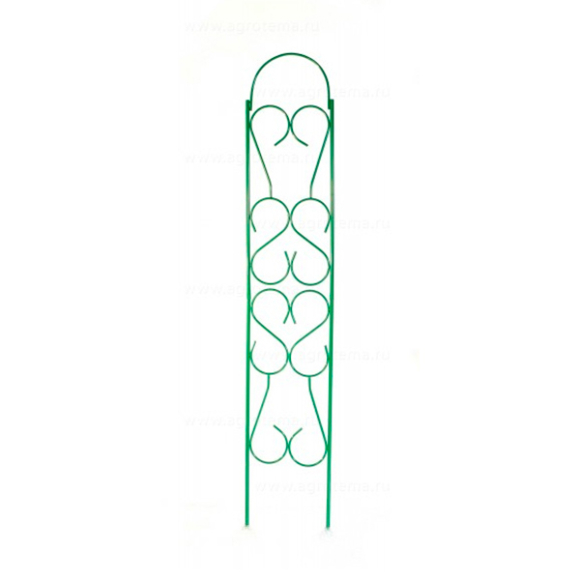 Шпалера для цветов и растений Лиана 2,1x0,37 м (зеленый)