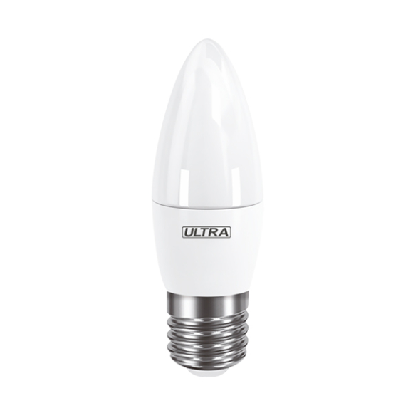 Лампа светодиодная LED С37 5W E27 4000K