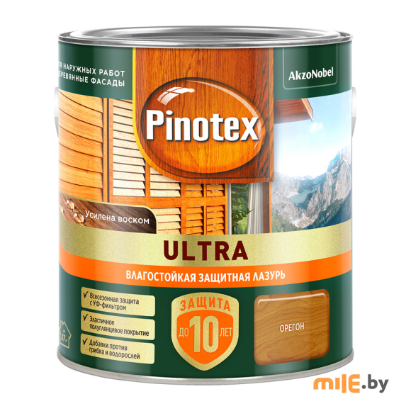 Влагостойкая лазурь Pinotex Ultra (5803604) орегон 2,5 л