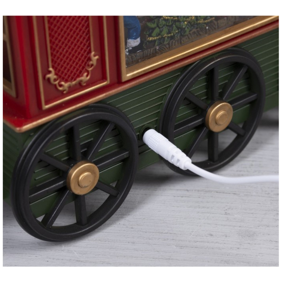 Фигура светодиодная Luazon Lighting Дед Мороз с подарками, USB, музыка (7673518)