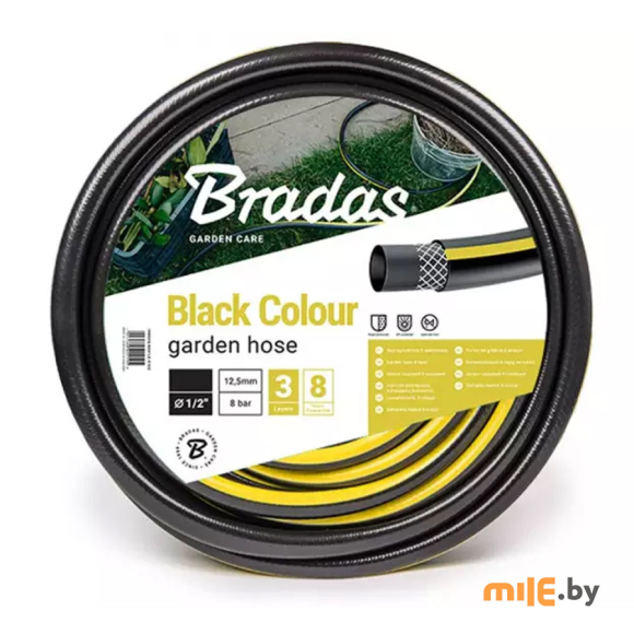 Шланг садовый Bradas Black Colour WBC1/250 (1/2, 50 м)