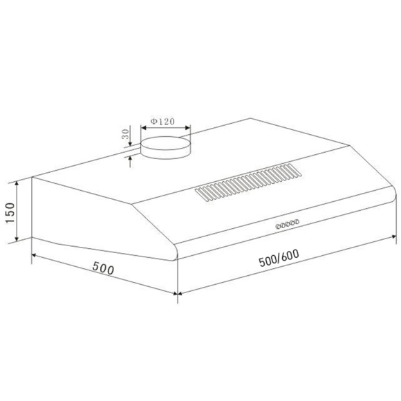 Вытяжка MAUNFELD MP-1 60 Black