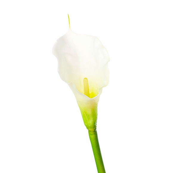 Искусственное растение Калла одиночная белая