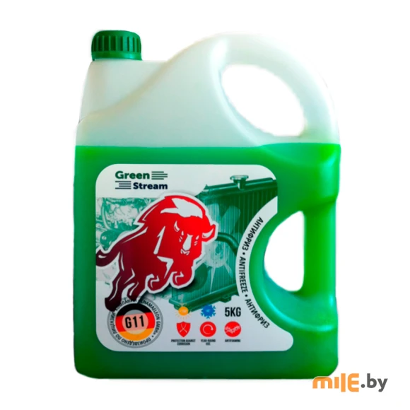 Антифриз GreenStream G11 Green зелёный 5кг
