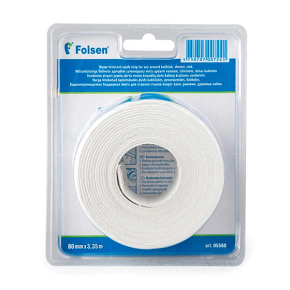 Бордюрная лента для ванн Folsen 60 мм x 3,35м 05560