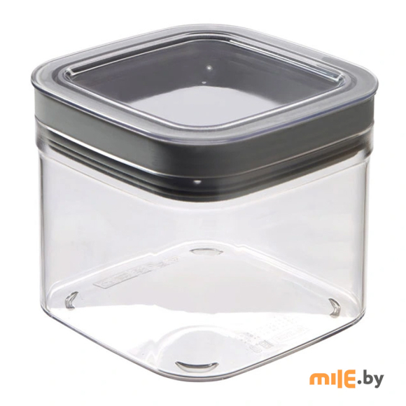 Контейнер для сыпучих продуктов Dry Cube 0,8 л полупрозрачный/серый 234004