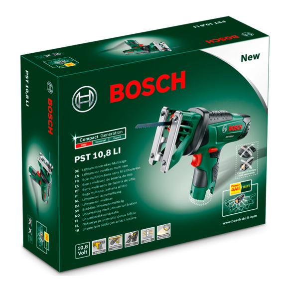 Лобзик Bosch PST 10 8 LI (06033B4021)