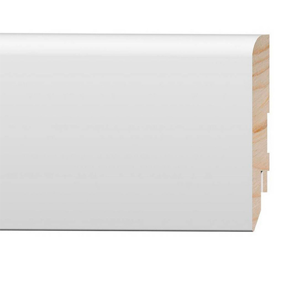 Плинтус Pure Furie 2400х83х16 мм (белый) 222392