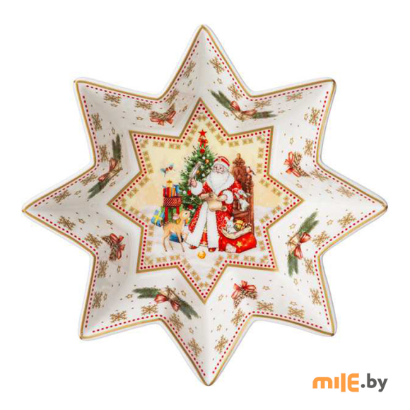 Блюдо-звезда Lefard Дед Мороз (85-1742) Новый год