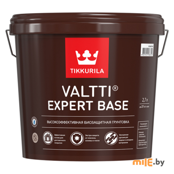 Антисептик Tikkurila Valtti Expert Base (прозрачный) 2,7 л