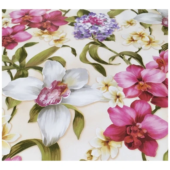Клеенка столовая Sanem Plastik Florista Perla (140x100 см)
