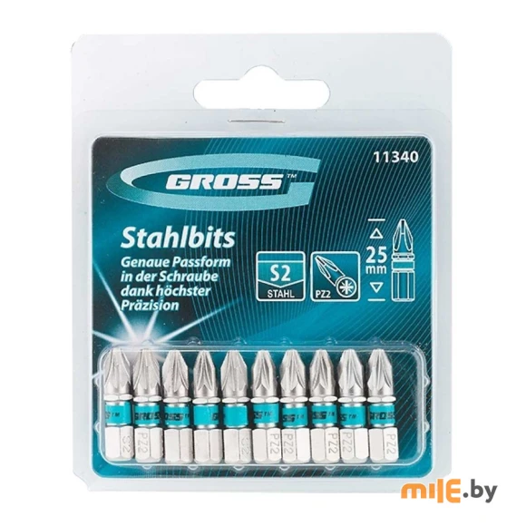 Набор бит Gross (11340) 10 шт.