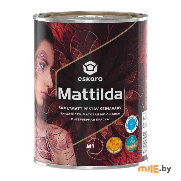 Краска для стен и потолков бархат/матовая Eskaro Mattilda (Матильда) 0,95 л