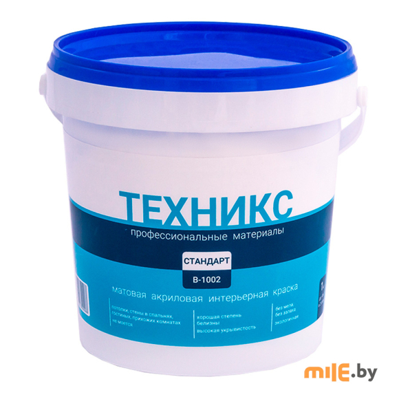 Краска Техникс Стандарт В-1002 P (белая) 1 кг