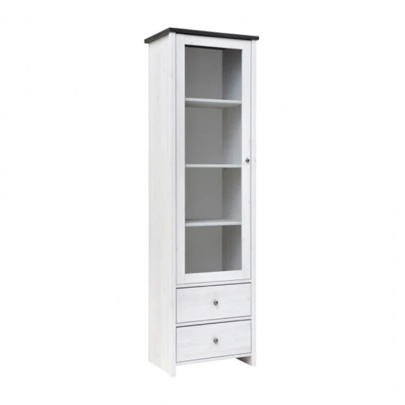 Шкаф-витрина Black Red White Порто REG1W2S