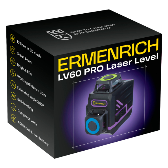 Уровень лазерный Ermenrich LV60 PRO