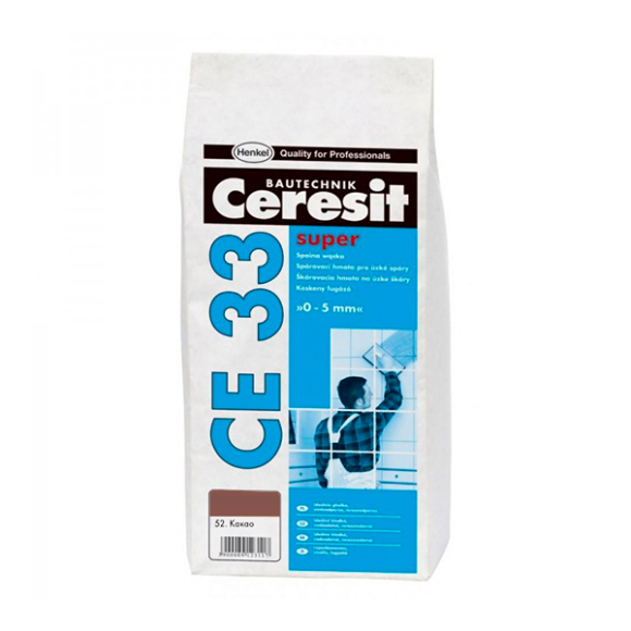 Фуга Ceresit CE 33 2 кг (какао)