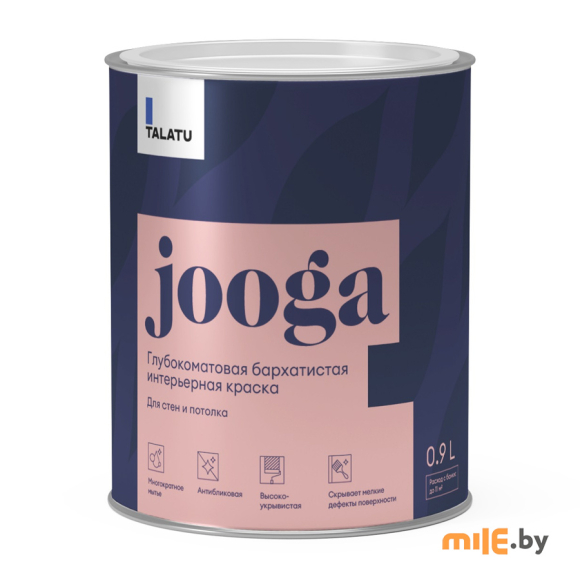 Краска для стен и потолков Talatu Jooga (база A) 0,9 л
