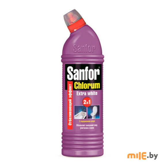 Средство для чистки и дезинфекции Sanfor Chlorum 750 мл