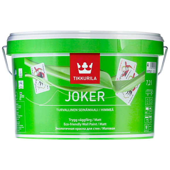 Краска под колеровку акрилатная Tikkurila Joker (Джокер) база С 9 л