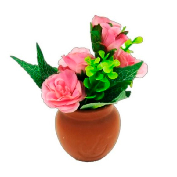 Искусственный цветок L-1622 (цвет: зелёный,розовый)